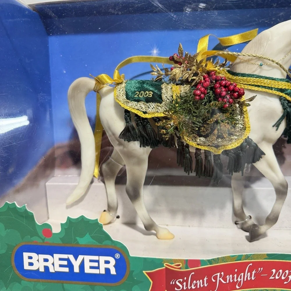 Breyer Silent Knight 2003 Holiday Horse Figure Arabian 700403 NEW SEALED CLEAR